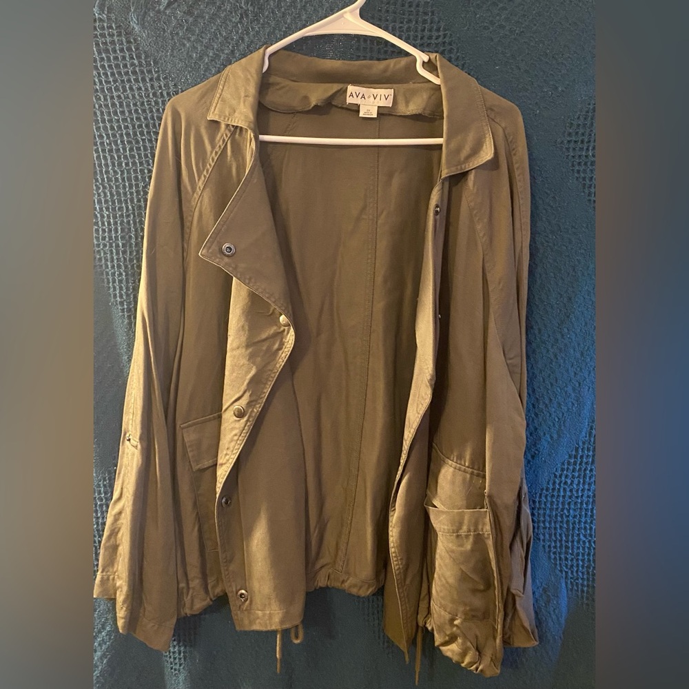 Army Green Blouse.